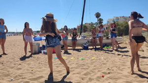 gyncana en la playa de denia